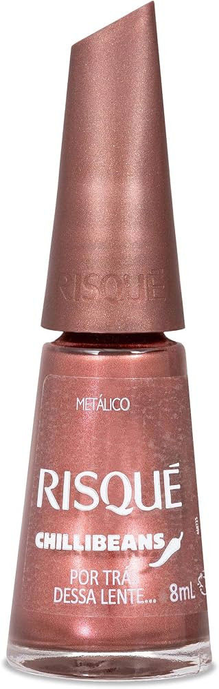 Esmalte Bronze Risqué & Chilli Beans Por Trás Dessa Lente Metálico 8ml | Amazon (BR)