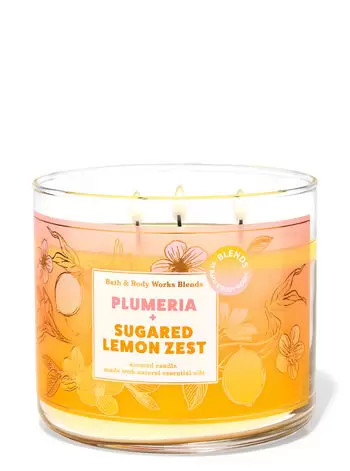 Plumeria & Sugared Lemon Zest


3-Wick Candle | Bath & Body Works
