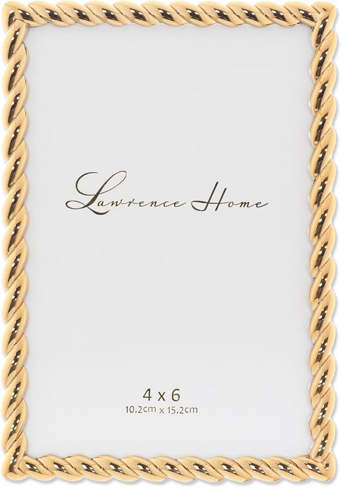 Lawrence Frames 4x6 Golden Rope Picture Frame (712046) | Amazon (US)