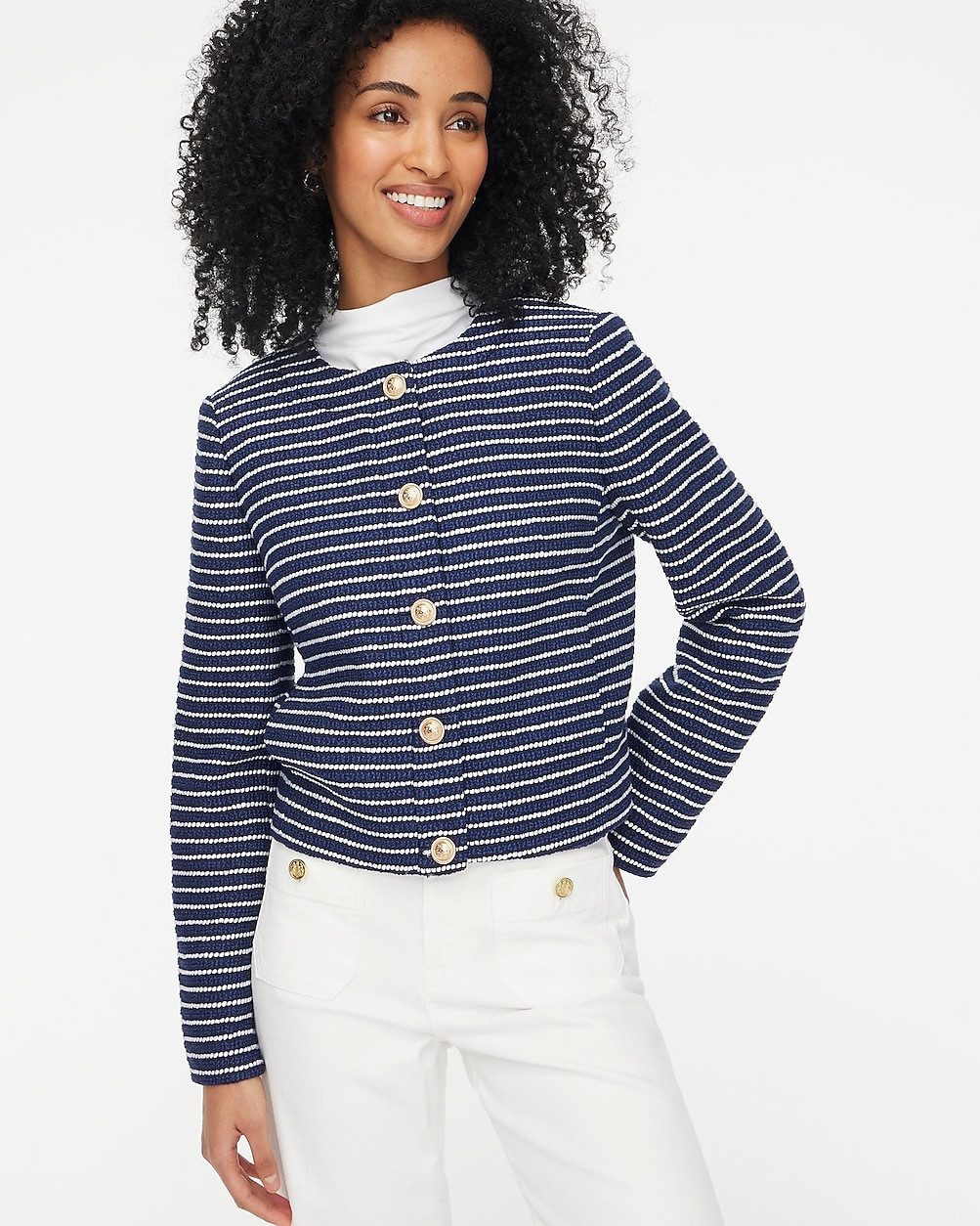 Petite tweed lady jacket | J.Crew Factory