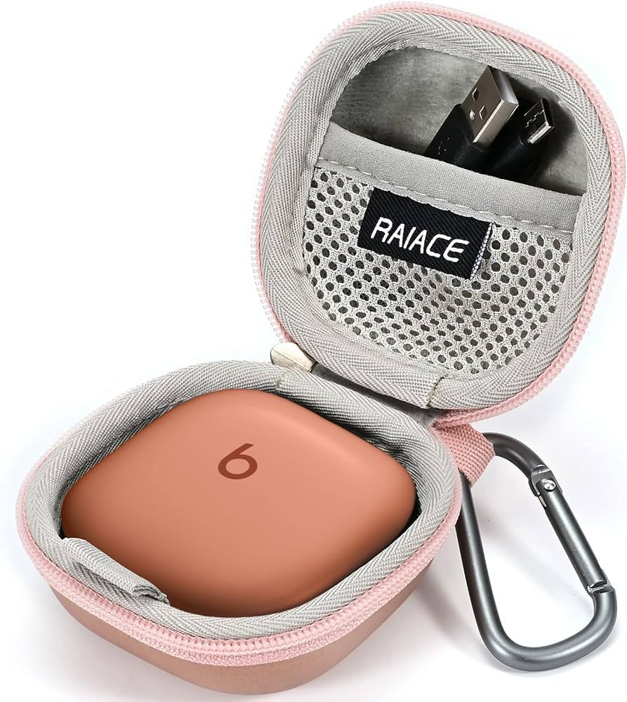 RAIACE Hard Storage Case Compatible with Beats Fit Pro Earbuds, Earbuds Storage Box with Mesh Poc... | Amazon (US)