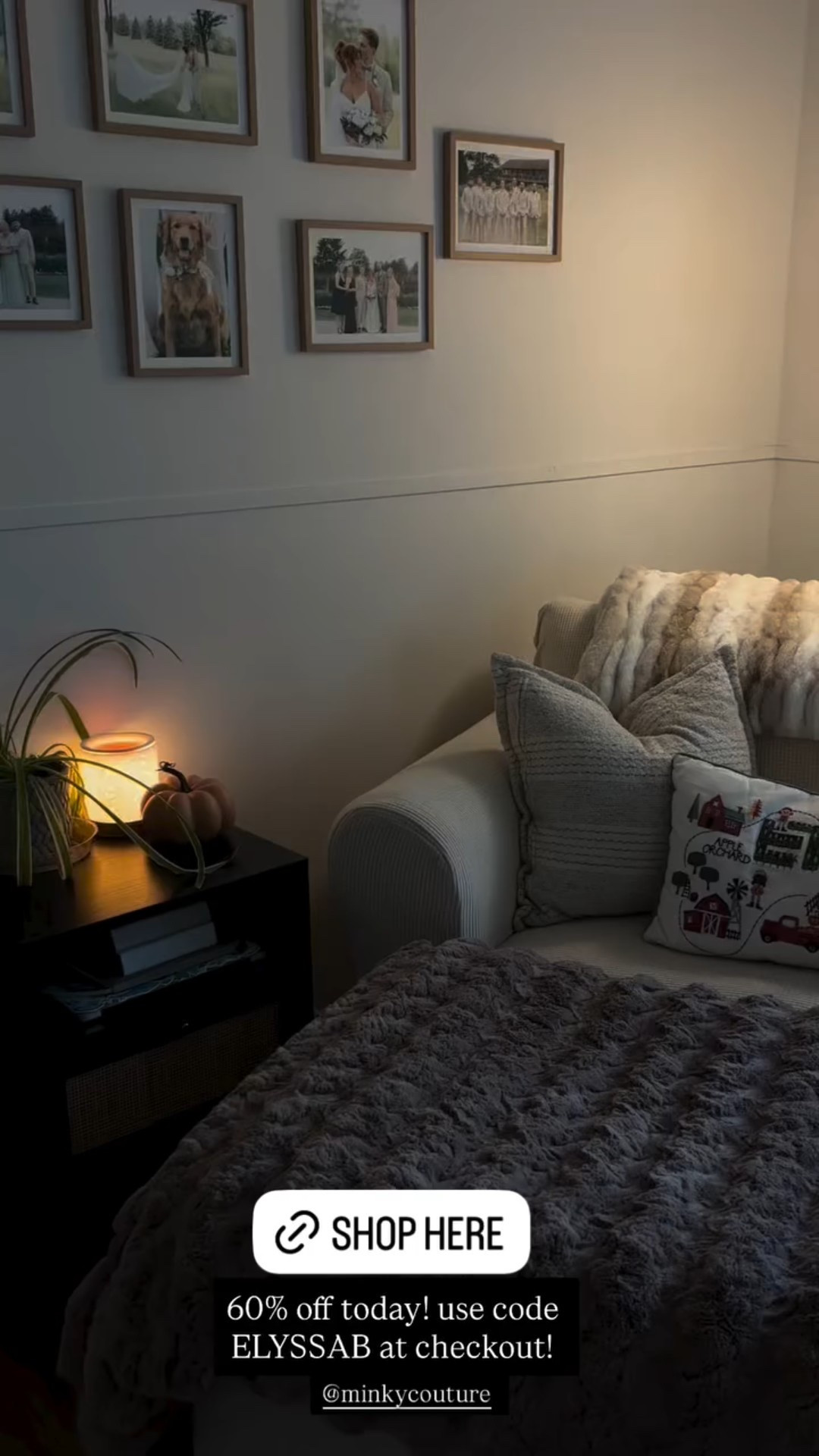 60% off today! use code ELYSSAB at checkout!  @minkycouture

#LTKHome #LTKGiftGuide #LTKHoliday