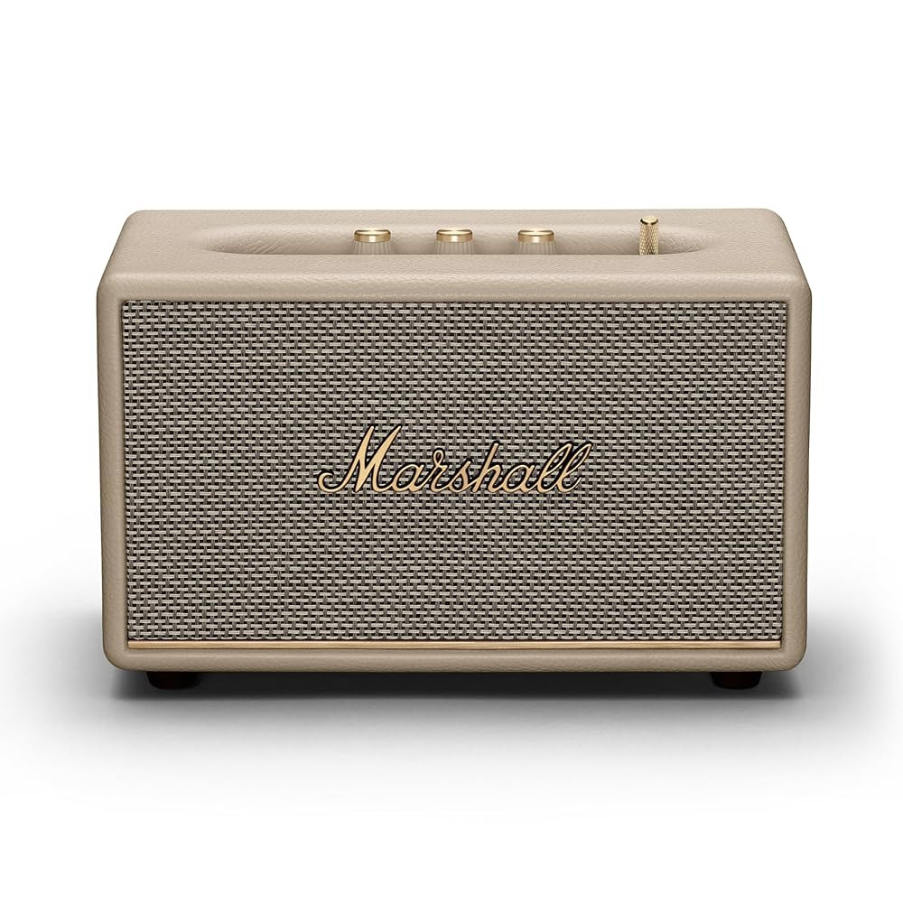 Marshall Acton III Bluetooth Home Speaker - Cream | Amazon (US)