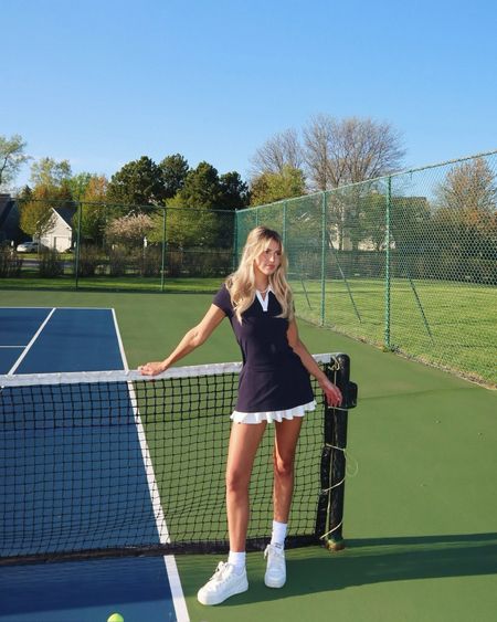 little miss tennis pro 🎾👟💁🏼‍♀️

Splits 59 activewear - athletic dresses - tennis outfit inspo - tennis dress - trendy fashion n- summer outfit ideas 

#LTKStyleTip #LTKSeasonal #LTKFitness