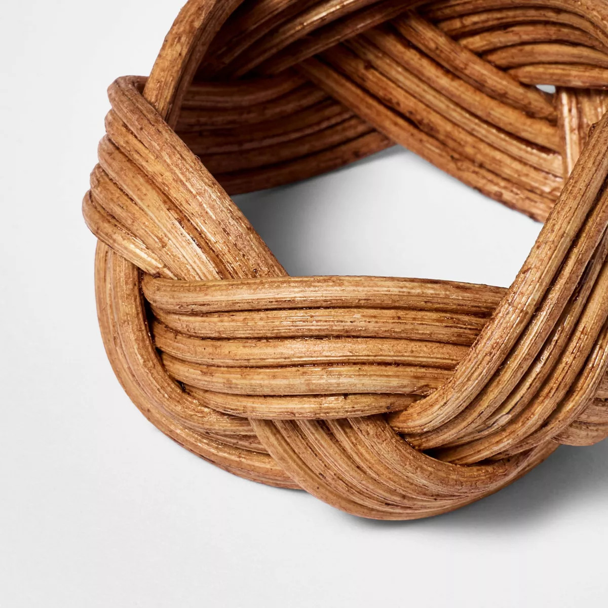 2pk Braided Woven Rattan Napkin Rings - Threshold™ designed with Studio McGee | Target