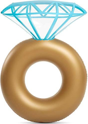 Jasonwell Inflatable Diamond Ring Pool Float - Engagement Ring Bachelorette Party Float Stagette Dec | Amazon (US)
