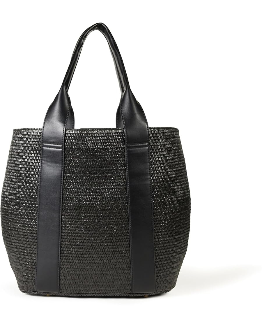 The Drop Tracy Large Canvas Detail Straw Tote | Amazon (US)