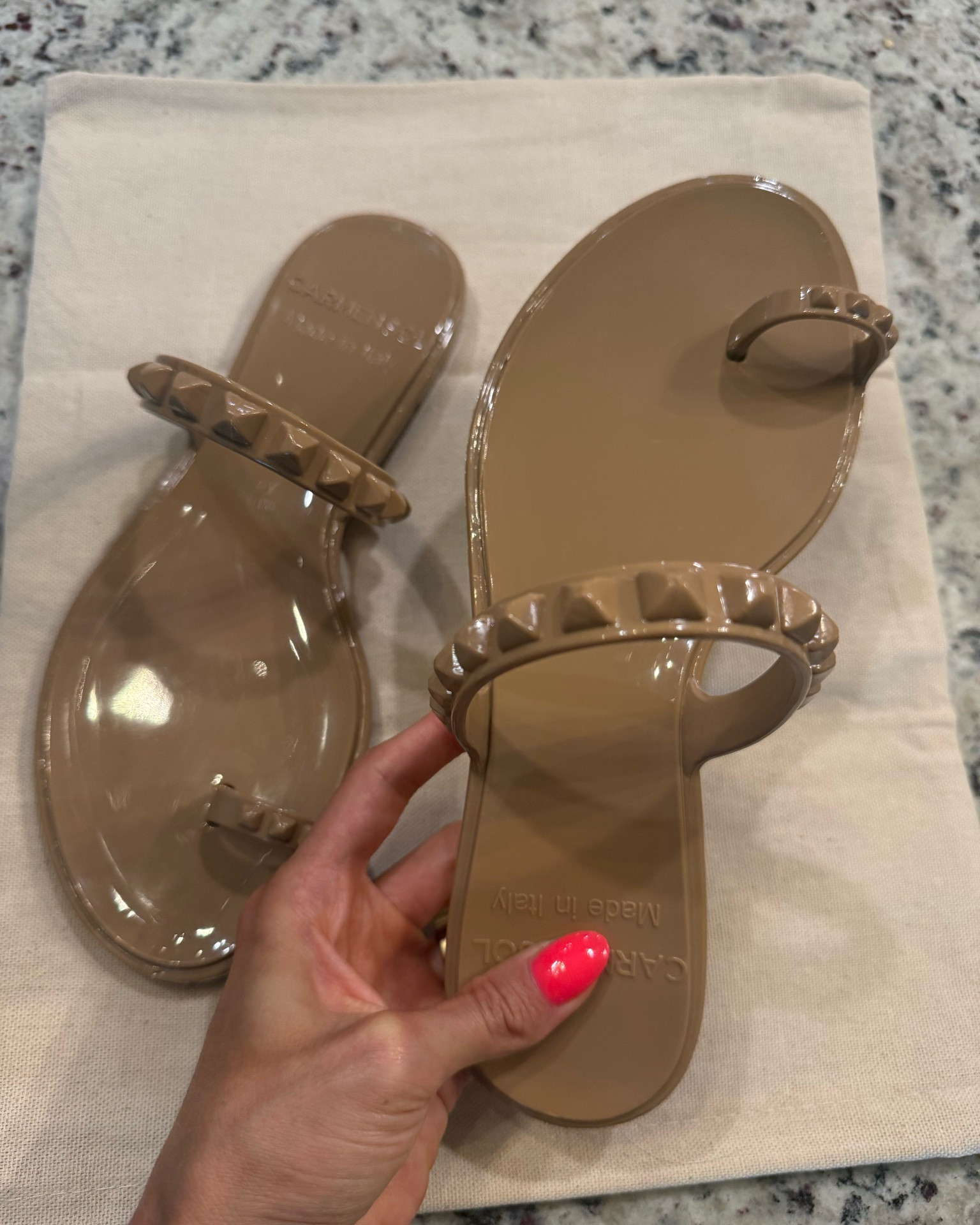 Just got my favorite jelly sandals back after i lost them! I am size 7 and they last forever

#LTKSeasonal