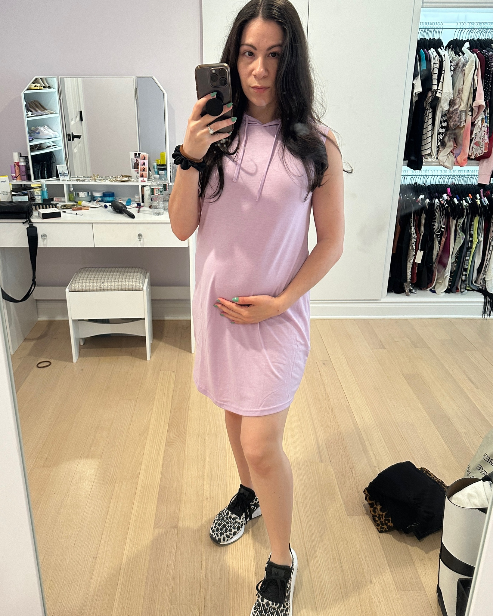 Todays hoodie dress is bump friendly and under $10. I sized up to a medium. Comes in a bunch of colors. 

#LTKbump #LTKunder50 #LTKtravel