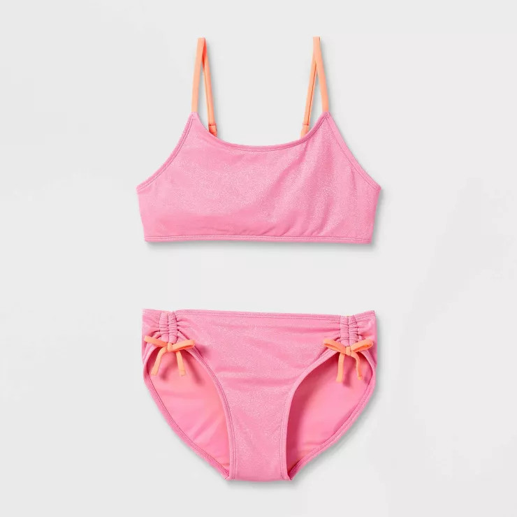 Girls' 2pc Bikini Set - art class™ Pink | Target