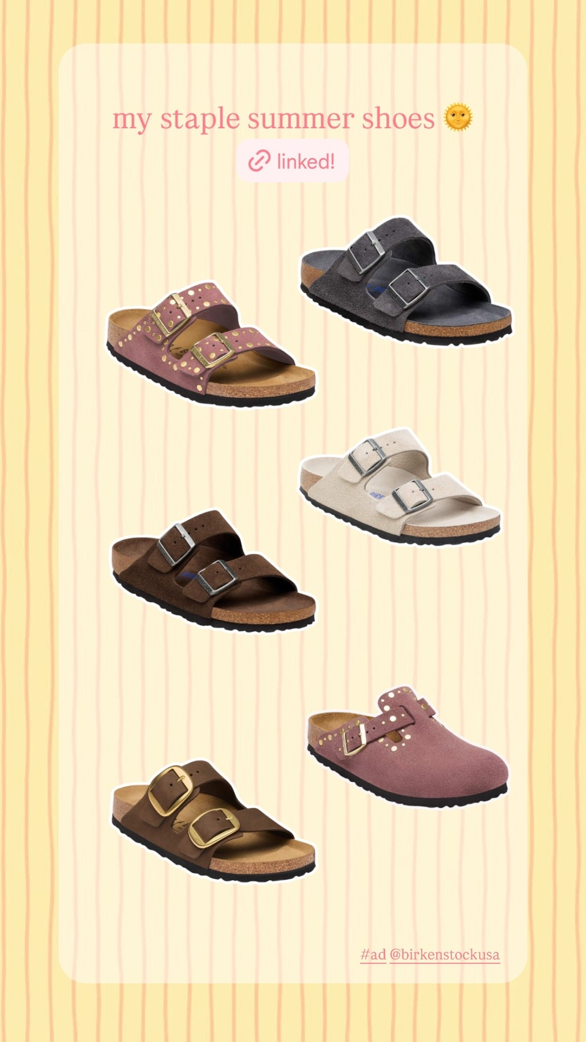 No matter where where I’m going, my birks are coming too 🧳 @Birkenstock US #ad
