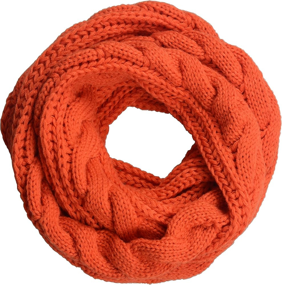 NEOSAN Womens Thick Ribbed Knit Winter Infinity Circle Loop Scarf | Amazon (US)