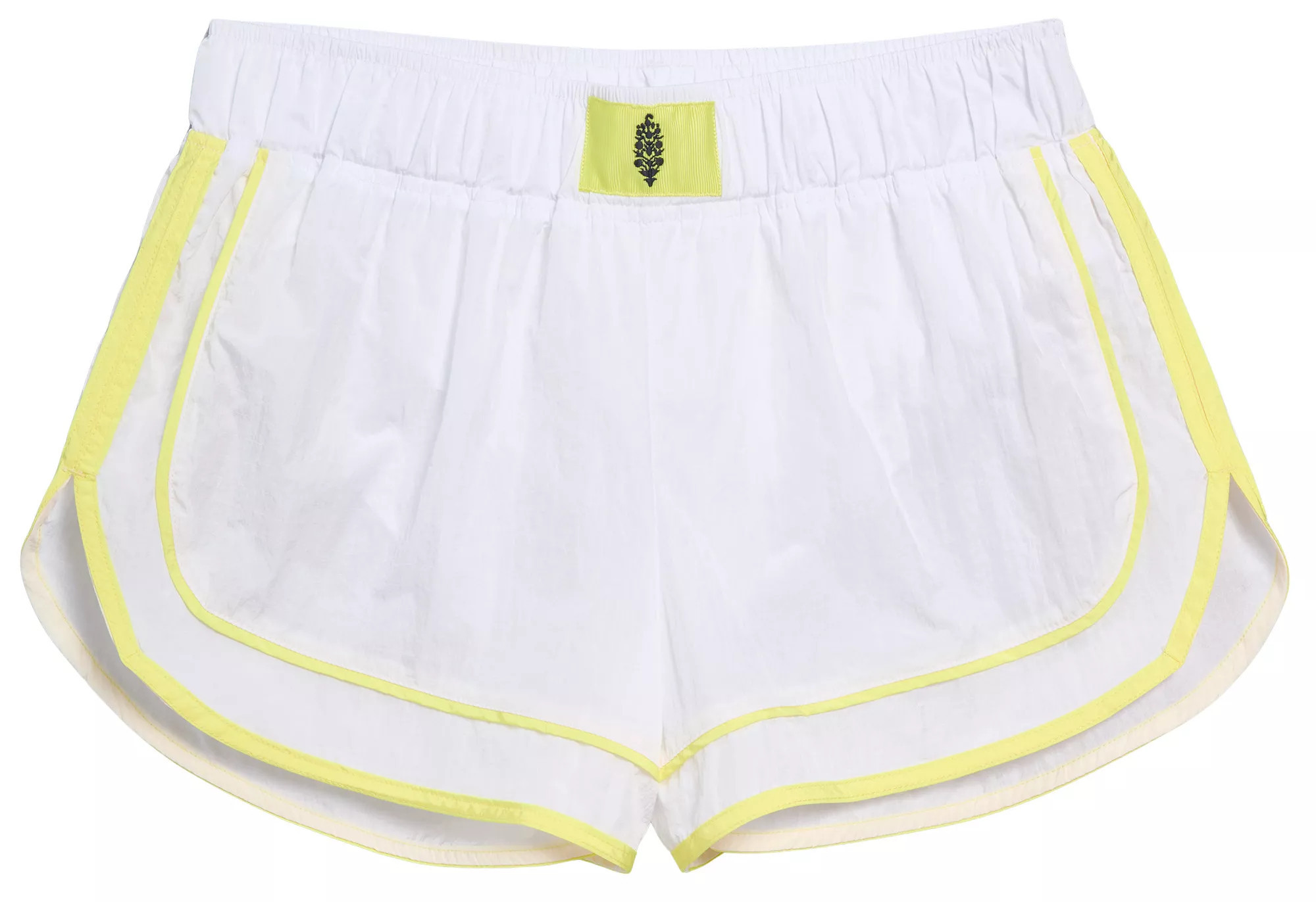 FP Movement Women's Varsity Blues Printed Shorts, Small, White/highlighter | DICK'S Sporting Goods