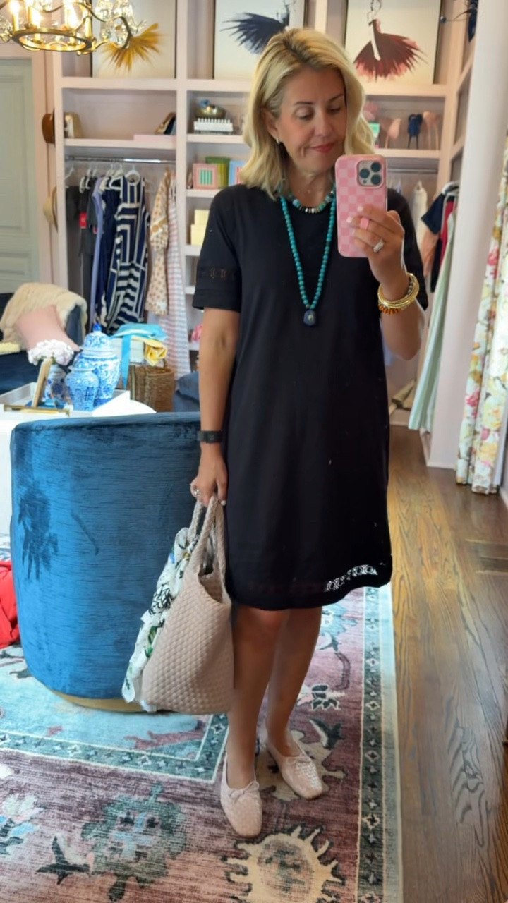 I wish yall could see the details of this new dress in person!! I’m in size 4 dress & 7 flats (size 1 down). 

Codes:
Boden - HHCX 
Allie + Bess - Catherine20

#LTKdayinmylife #LTKOver40 #LTKSeasonal