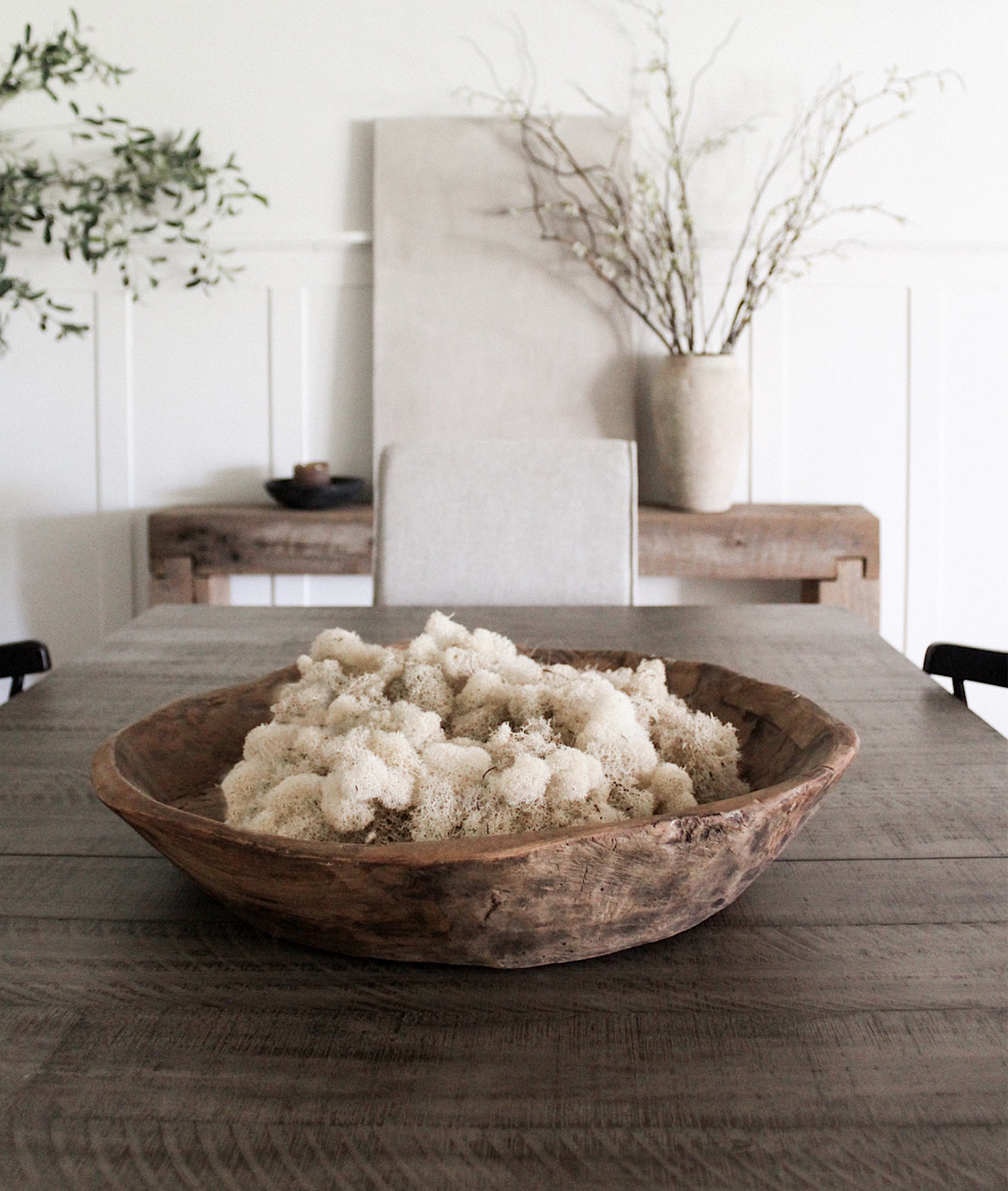 dining room styling / LOVE this vintage wood bowl! perfect centerpiece (size medium) 

#LTKFindsUnder100 #LTKSeasonal #LTKHome