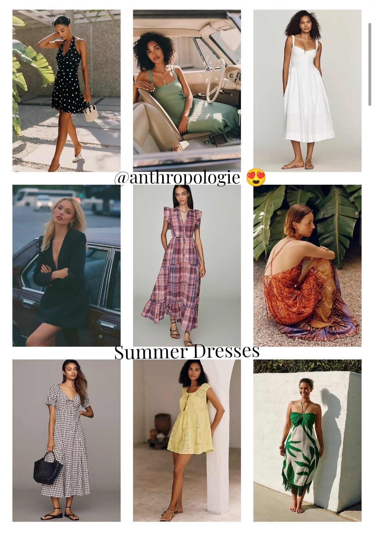 Anthropologie Summer Dresses ☀️🌸😍

Silhouettes for every style every mood & every moment 🙌🏻



#anthropologie
#anthropologie fashion
#summer dresses over 40 
#summer outfit
#summer fashion
#maxi dress 
#midi dress 
#mini dress 
#fashion inspo 
#transition to Fall
#teacher outfit 
#teacher dress 
#workwear casual 
#business casual 
#work outfit inspo￼
#ootd

#LTKOver40 #LTKSeasonal #LTKootd