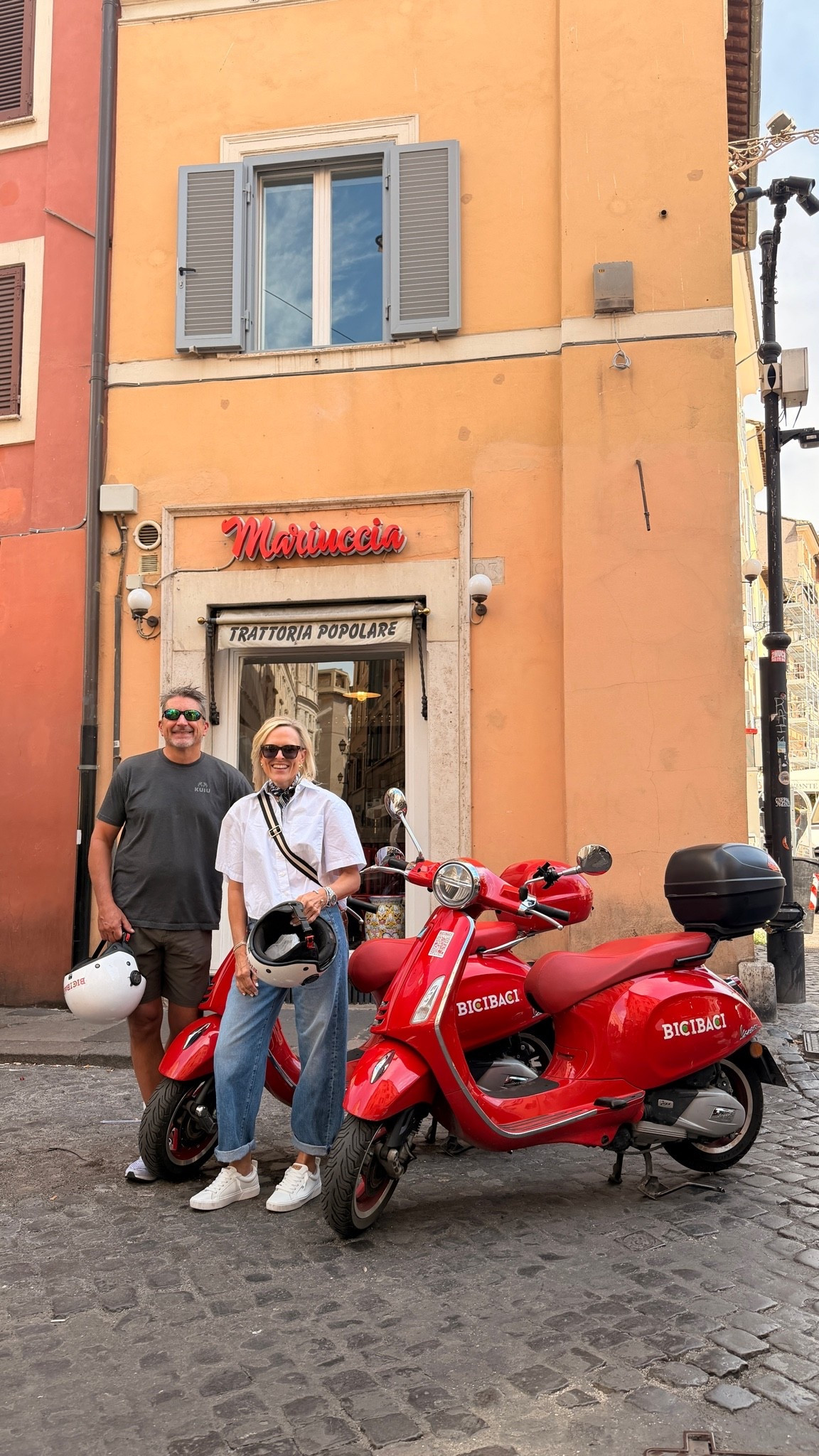 When in Rome, book the Vespa tour! 

Outfit details 
Denim - size down 1 in 26
These are premium denim and I love but I’ll link similar price points 
Too - small
Sneakers. SO GOOD. Size up 1/2

#LTKTravel #LTKOver40 #LTKdayinmylife