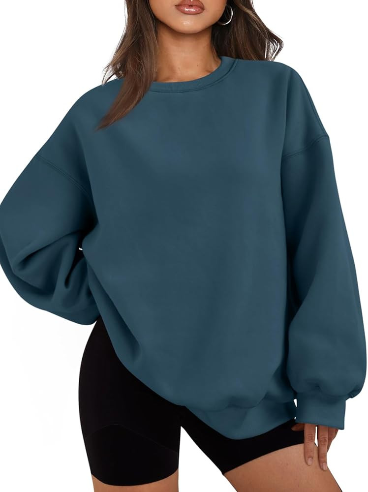 Amazon.com: EFAN Sweatshirts Hoodies for Women Oversized Sweaters Fall Outfits Clothes 2024 Crew ... | Amazon (US)