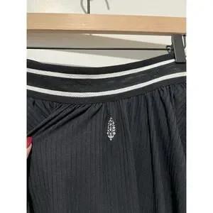 Free People Movement Women's Sultry Skirt Black Size Large Tennis NWT $78 | Poshmark