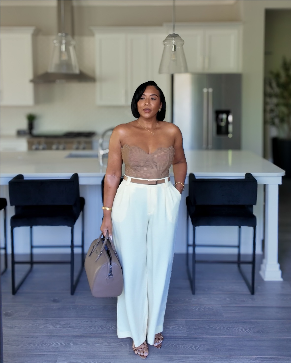 Butter Yellow & Taupe Combo

#LTKOver40 #LTKootd