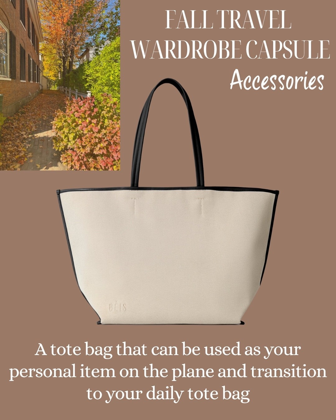 Travel tote @beistravel