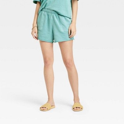 Women's High-Rise French Terry Pull-On Shorts - Universal Thread™ | Target