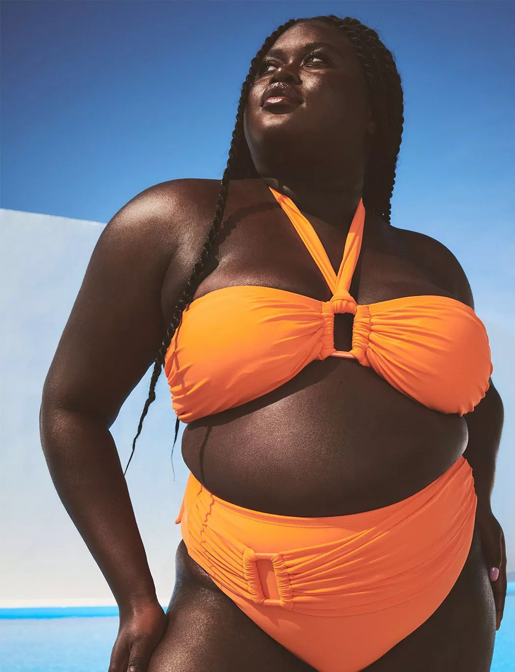 Gabi Fresh Swim x ELOQUII Halter Tie Bikini Top | Eloquii