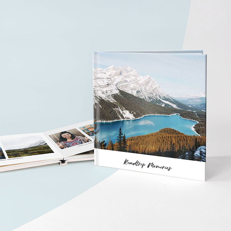 Photo Book: Minimal White Glossy Hardcover, 8.5"" x 8.5"", Mixbook | Mixbook