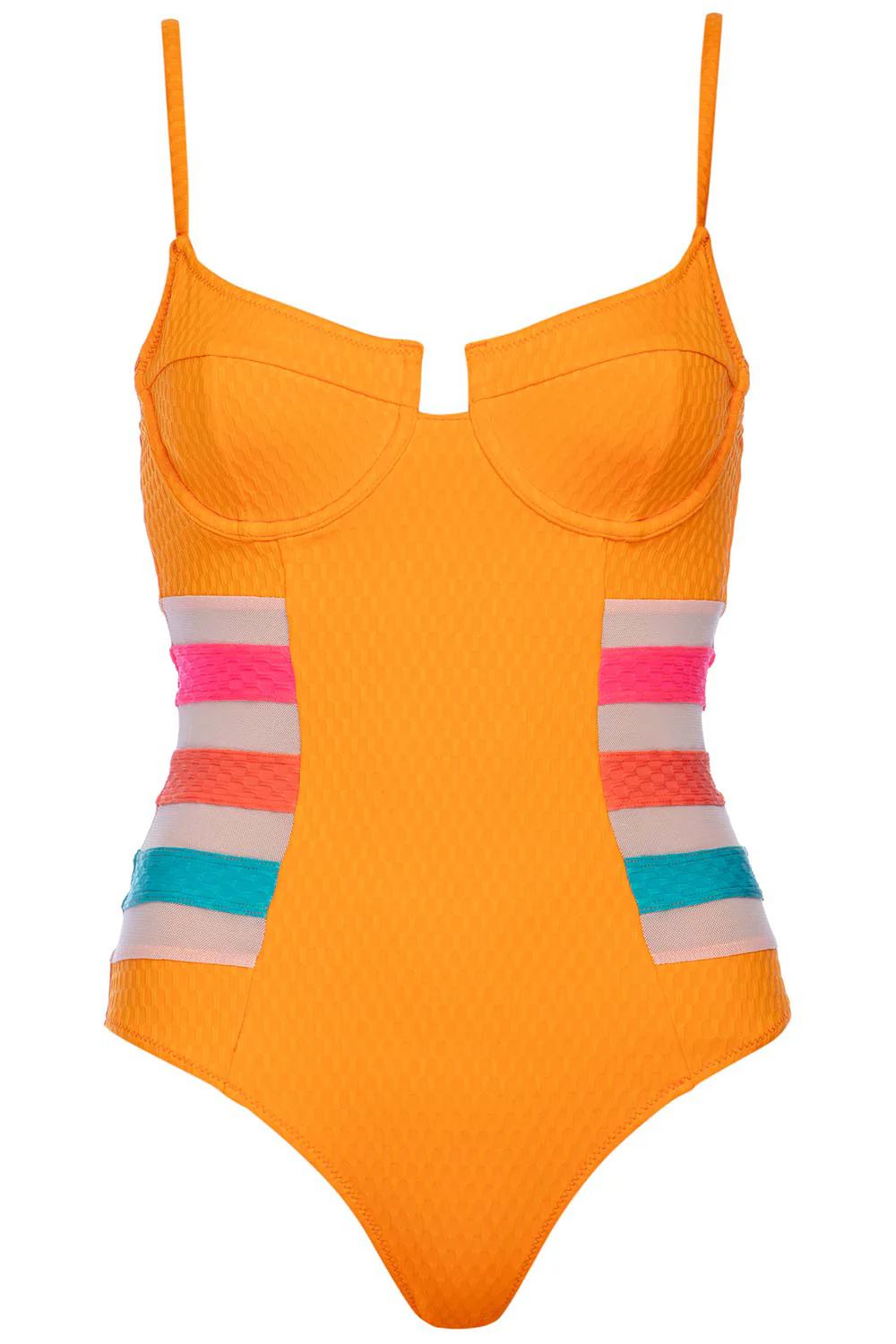 Mesh Underwire Sunset Swimsuit | VETCHY