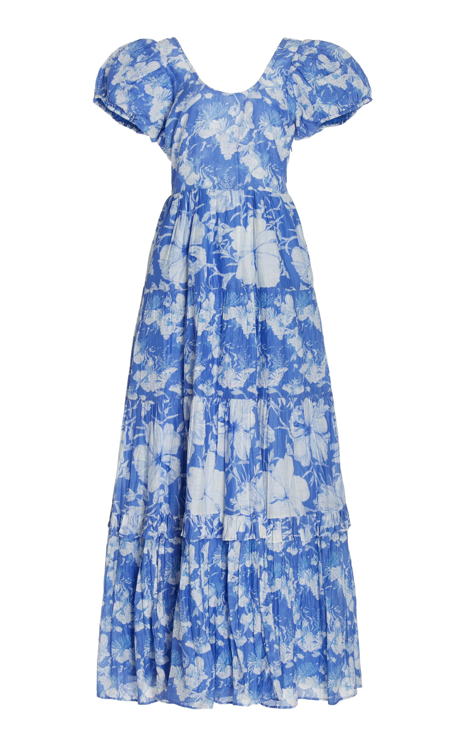 Karalie Cotton-Silk Maxi Dress | Moda Operandi (Global)