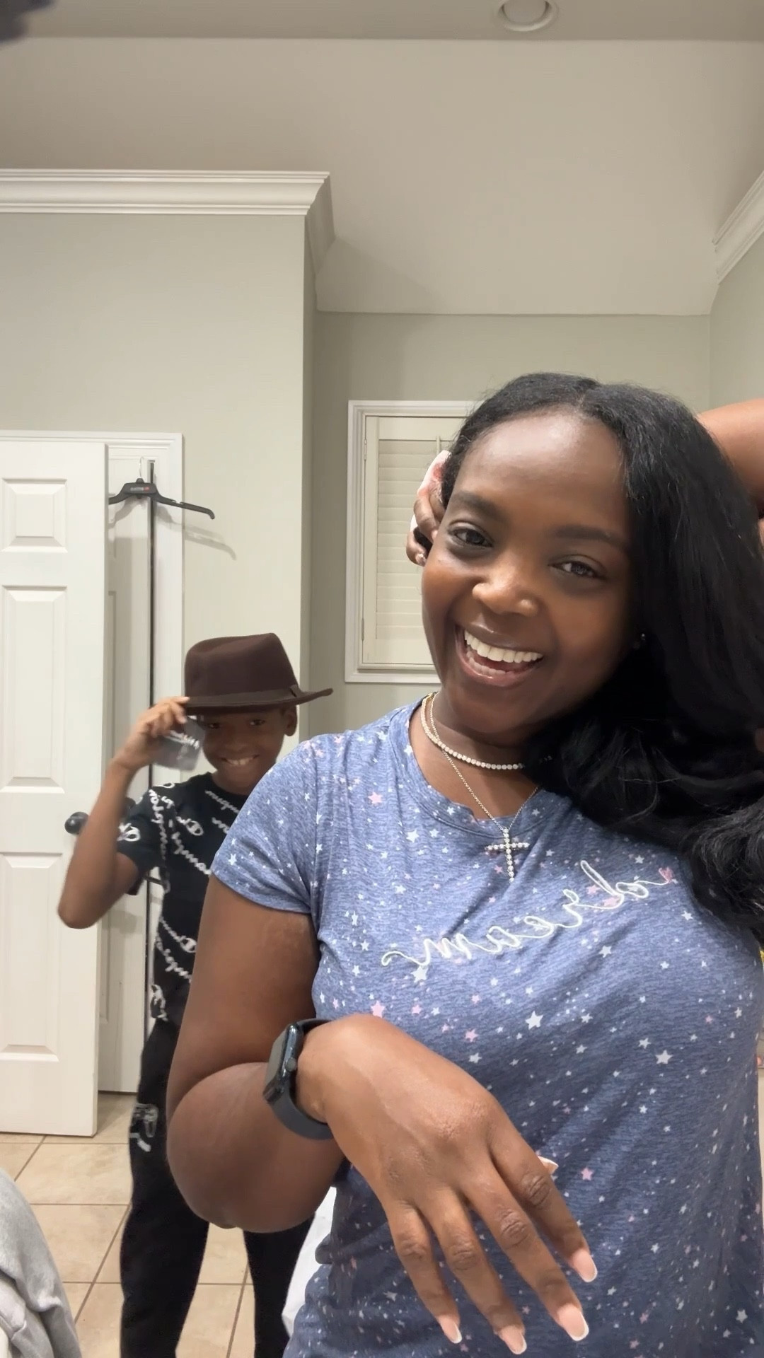 Hair & Yap with my middle kid 🫶🏿

How this hair turns out tomorrow is BEYOND me 😂 so stay tuned. 

#LTKBeauty #LTKHalloween #LTKStyleTip