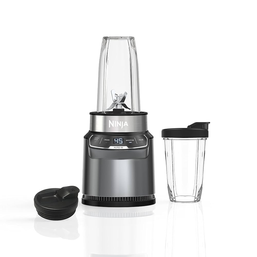 Ninja BN400C, Personal Nutri-Blender Pro with Auto-iQ Technology, Silver, 1000W | Amazon (CA)