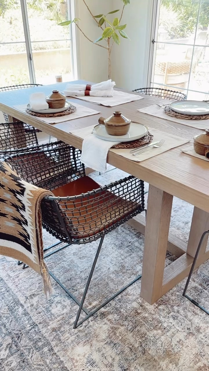 Using these flour sack towels as dinner napkins and perfectly fine with it! 👍🏻

#tablescape #tablesetting #clothnapkins 

#LTKVideo #LTKHome #LTKStyleTip