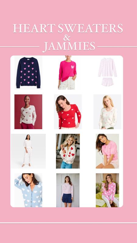 Heart sweaters for Valentines Day and love month #teamhearts #heartsweater #heartpajamas #valentinesday #giftsforher

#LTKGiftGuide #LTKSeasonal