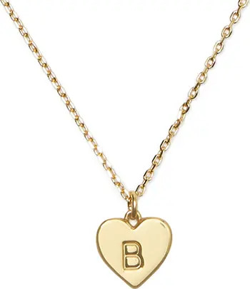 Kate Spade New York initial heart pendant necklace | Nordstrom | Nordstrom