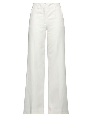 P. a.r. o.s. h. Woman Pants White Size XS Viscose, Linen | YOOX (US)