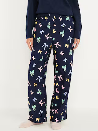 High-Waisted Poplin Pajama Pant | Old Navy (US)