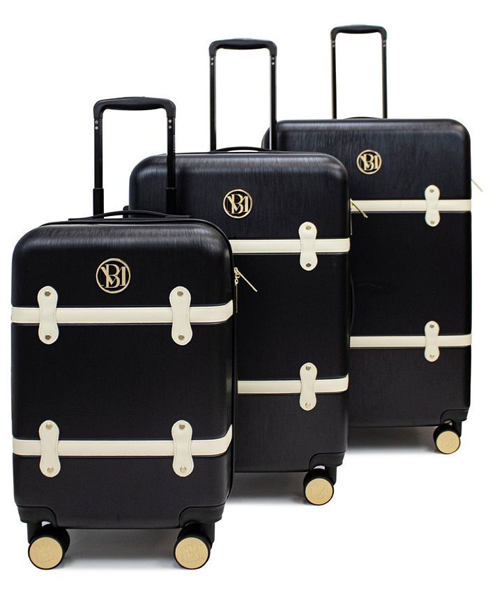 Badgley Mischka Grace Expandable Retro Luggage, Set of 3 & Reviews - Luggage Sets - Luggage - Mac... | Macys (US)