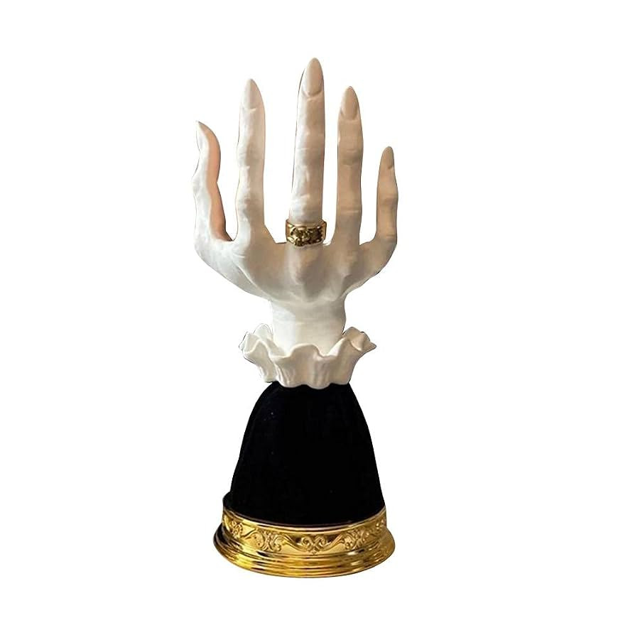 Halloween Candle Holder Skeleton Hand Candle Witch Hand Candle Holder Ghost Candlestick Halloween... | Amazon (US)