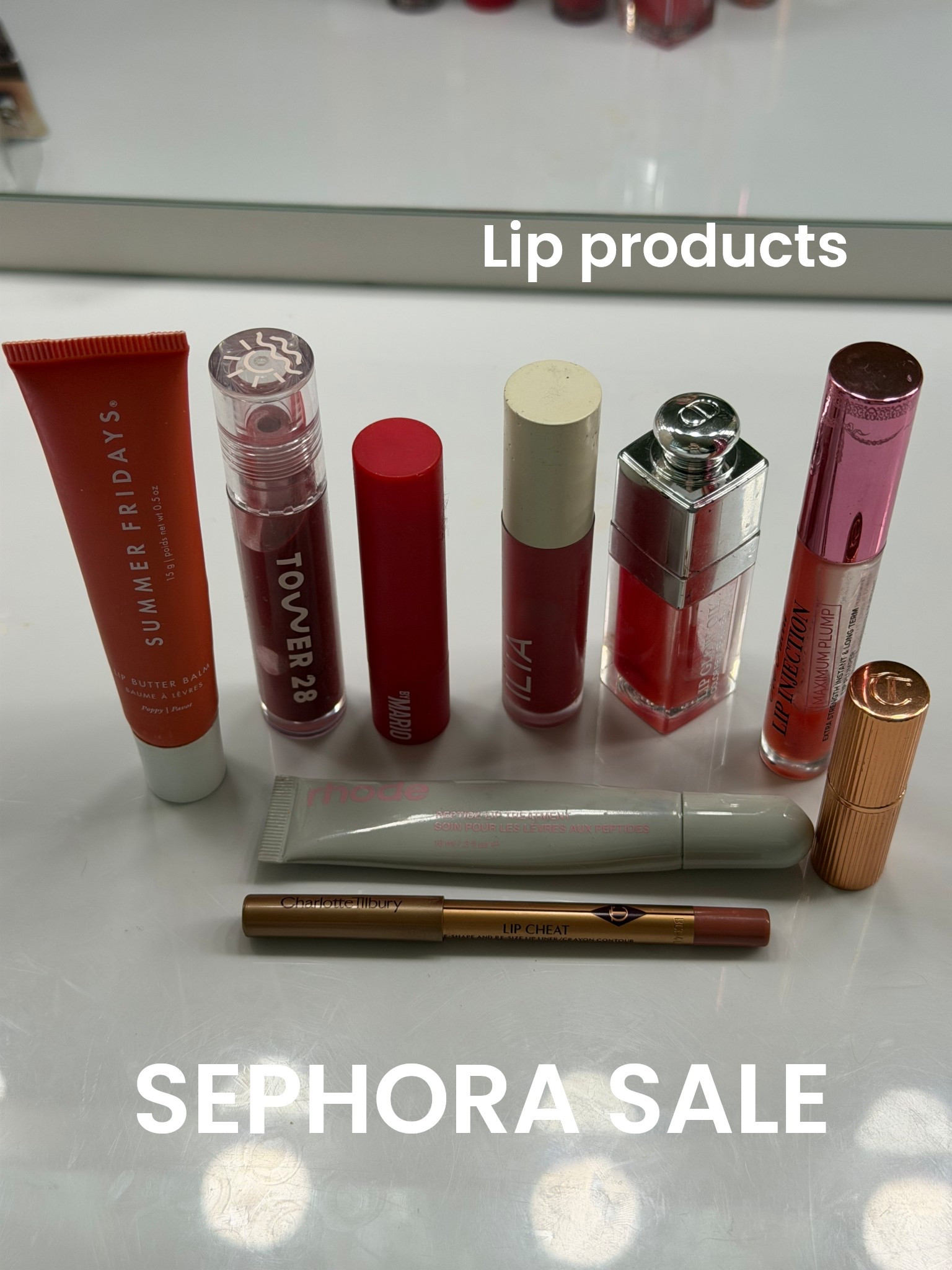 Sephora sale: lip products 
Rhode peptide lippies r my FAV rn 
Also love summer Fridays, makeup by Mario, Dior, charlotte tilbury!


#LTKGiftGuide #LTKBeauty #LTKSaleAlert