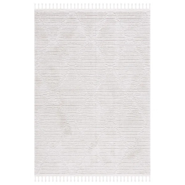 Wolcott Geometric Beige Area Rug | Wayfair North America
