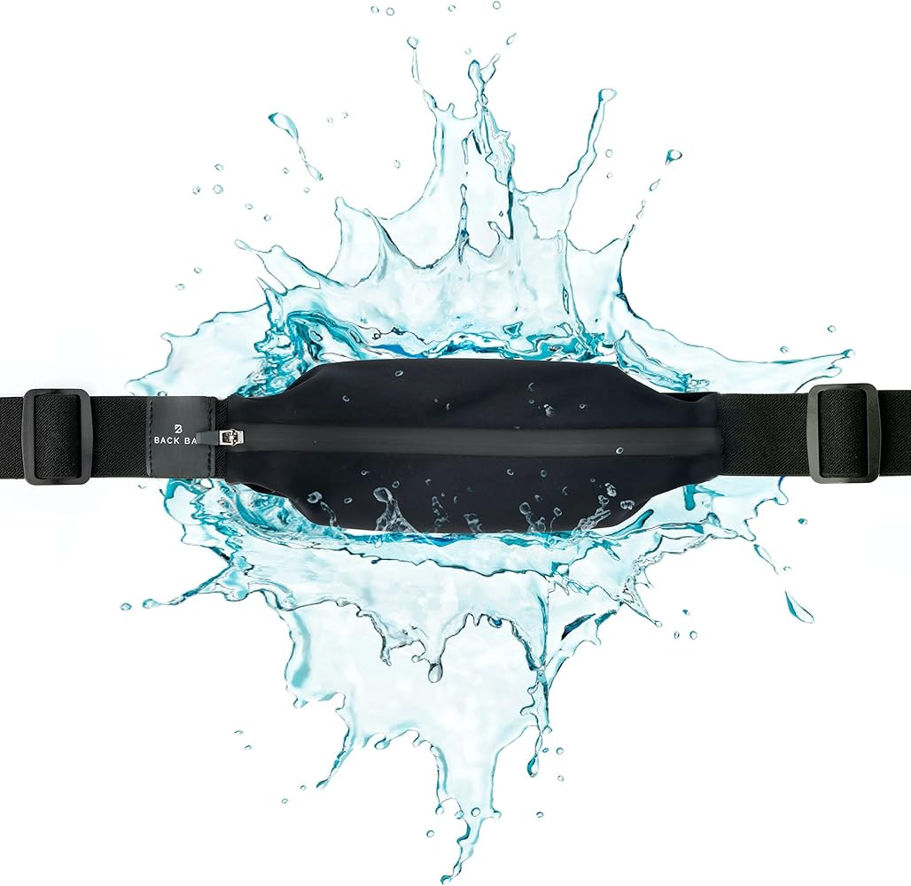 Back Bay Slim Running Belt for Women & Men [Fits ALL Phones], Runners Fanny Pack for Men, Money B... | Amazon (US)