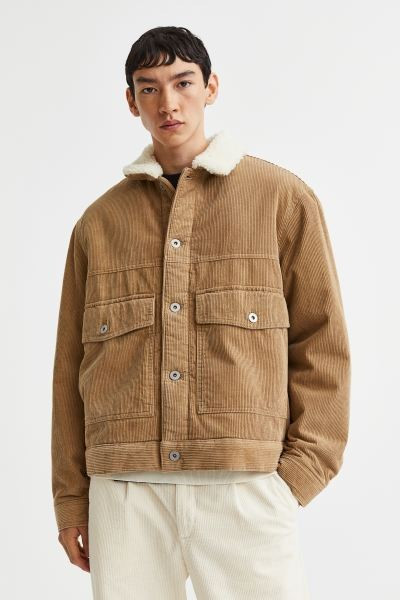 Pile-lined Corduroy Jacket | H&M (US + CA)