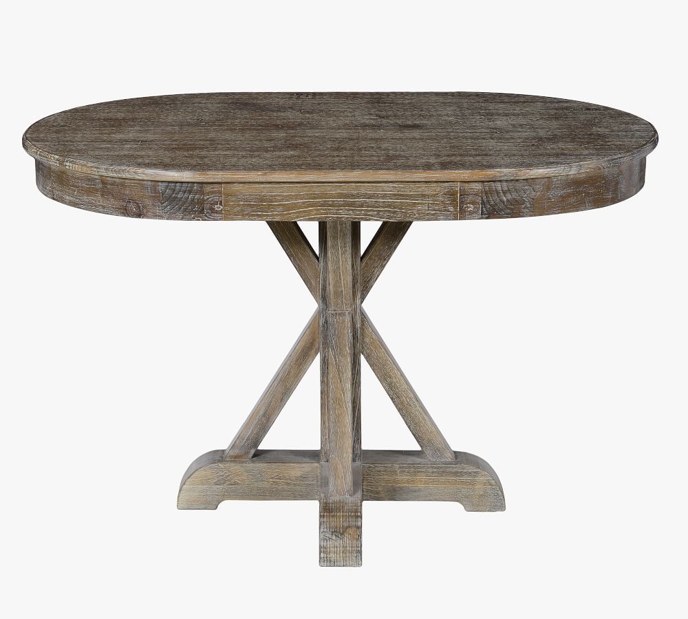 Hyeres Oval Pedestal Dining Table | Pottery Barn (US)