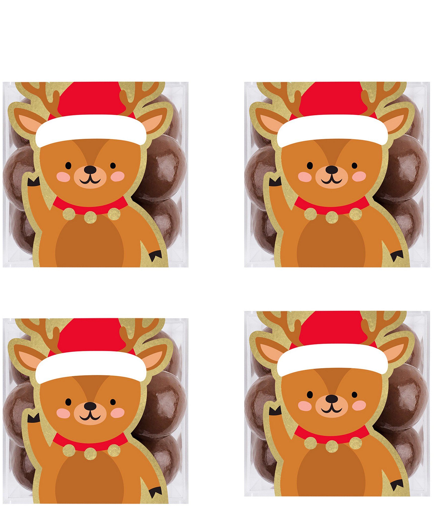 Holiday 2023 Reindeer Sparkle Chocolate Pops Small Cube, 4-Piece Kit | Dillard's