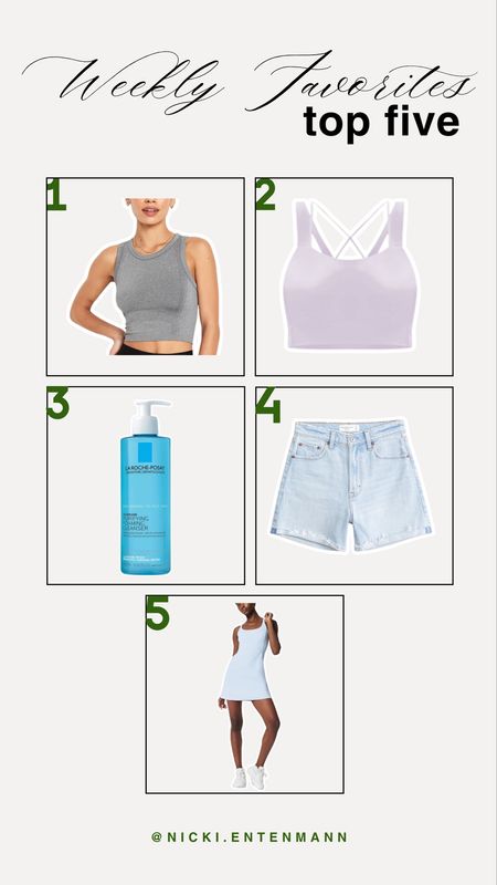 Our weekly favorites from the last week! I love this Lululemon sports bra so much, it is so comfortable and supports the girls! 

I’m in size 8

Bestsellers, most loved, our favorites, beauty, Spanx, Abercrombie, lululemon, old navy, fitness, activewear 

#LTKstyletip #LTKfitness #LTKActive