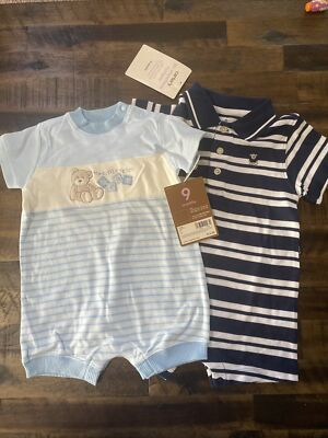 Vintage Carters Baby Boy Romper Set  9 Months NWT Bear Hugs  | eBay | eBay US