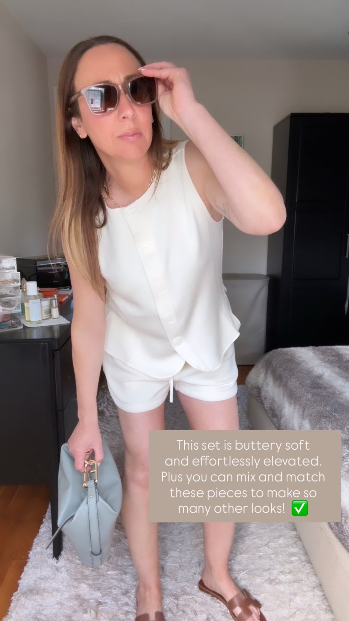 This is the most buttery soft set!  The cream color is elevated and this set can easily take you from errands in the day to dinner at night with a change of accessories!   I sized down one size to an XS in top and bottom. Plus I love that these pieces can be worn with lots of other outfits!

#LTKootd #LTKgrwm #LTKmomlife

#LTKgrwm #LTKootd #LTKOver40