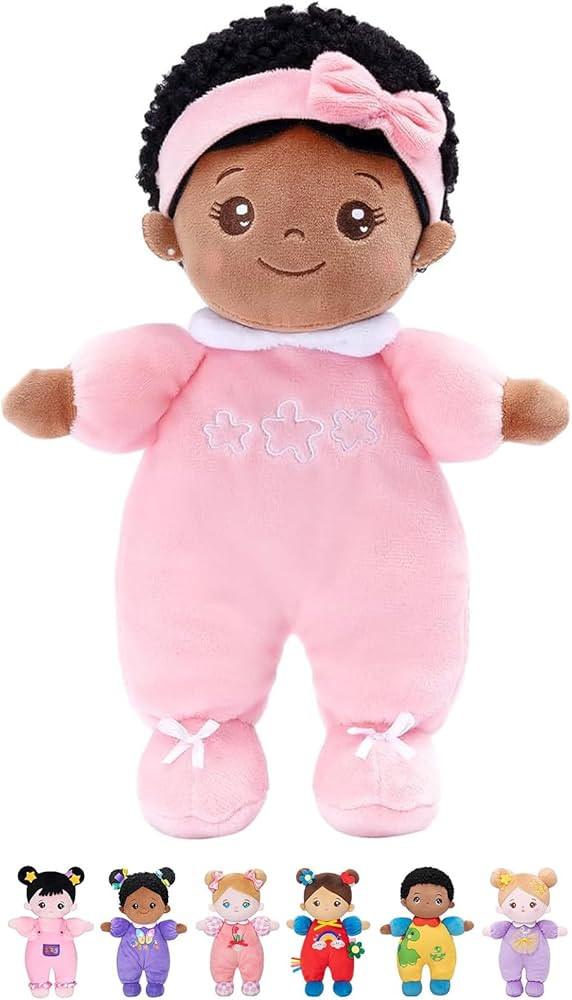 OUOZZZ Black Baby Doll for 1 Year Old Girl Gifts - First African American Baby Dolls Toys for Gir... | Amazon (US)