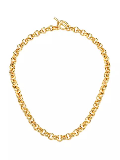 Rhodes 24K Gold-Plated Chain Necklace | Saks Fifth Avenue